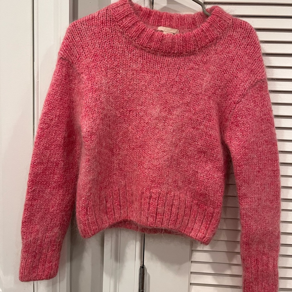 H&M sweater. Super fuzzy and warm!